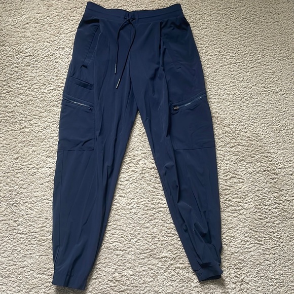 Athleta Ventura navy joggers size 0 - Picture 1 of 4